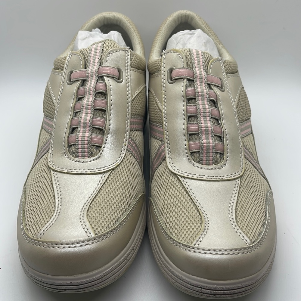 Grasshoppers Performance Platforms Beige & Pink S… - image 2